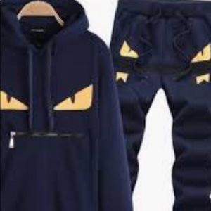 mens fendi sweatsuit